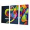 Designart - The Happy Rainbow Elephant - Modern Canvas Art Print